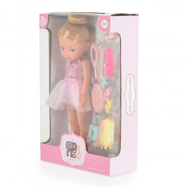 Κούκλα 33 cm Pretty Doll Σετ με αξεσουάρ LS1303-2