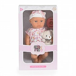 Κούκλα 30 cm Lovely Baby ροζ LS1255-6