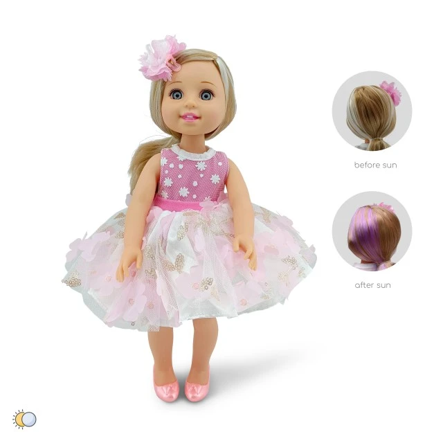 Κούκλα 38 εκ. Fairy Doll Sun pink LS1502-8