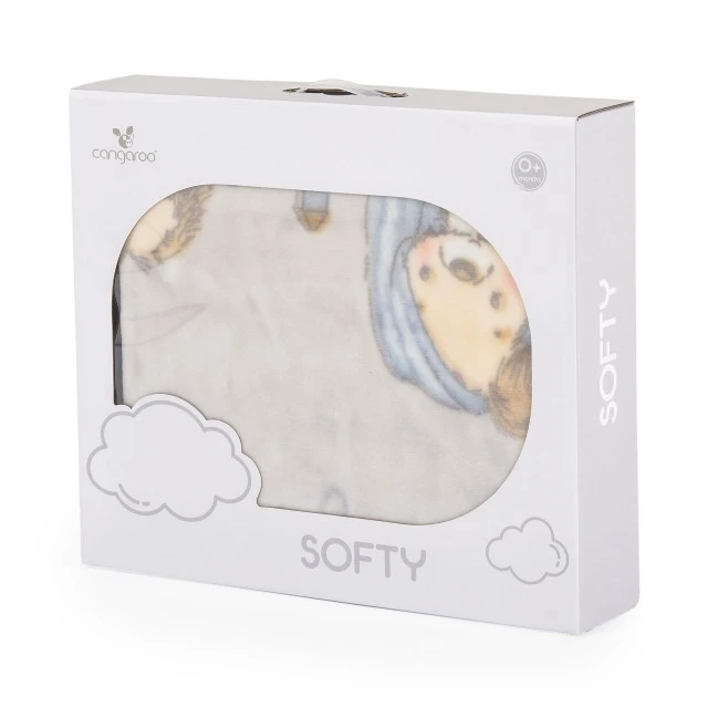 Κουβέρτα 110/140 Softy Lovely day γκρι