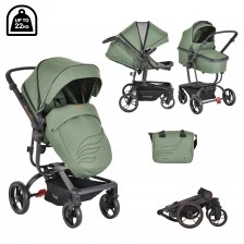 Μικτό καρότσι 2 σε 1 Ellada green