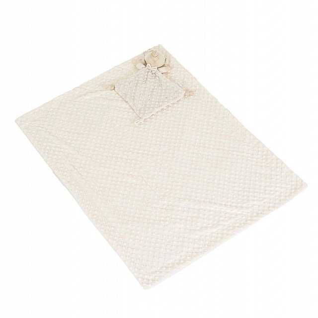 Κουβέρτα 75/100 cm με παιχνίδι Bennie beige