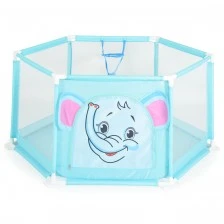 Παρκοκρέβατο 146 cm με 50 μπάλες μπλε - 7062B