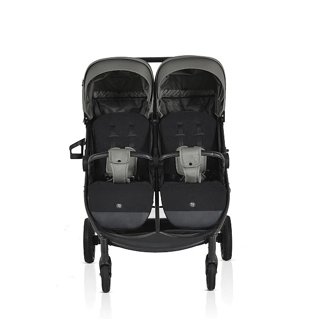 Καρότσι για δίδυμα TwinGo Mineral green