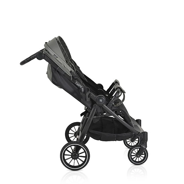 Καρότσι για δίδυμα TwinGo Mineral green