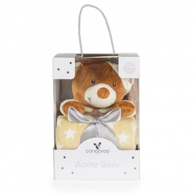 Κουβέρτα 90/75 εκ. με μπεζ παιχνίδι Addie Bear