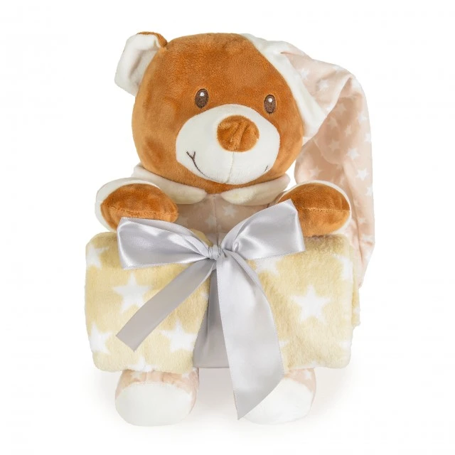 Κουβέρτα 90/75 εκ. με μπεζ παιχνίδι Addie Bear