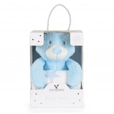 Κουβέρτα 90/75 cm με παιχνίδι Rory Bear μπλε