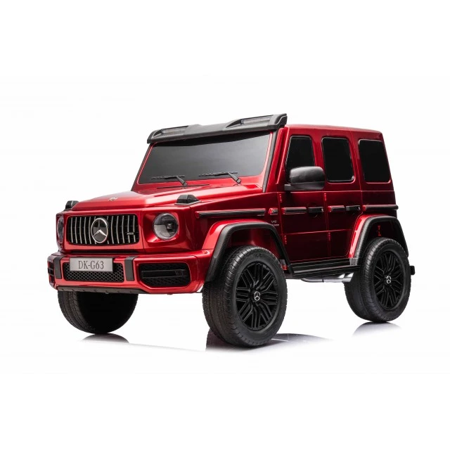 SUV Mercedes G63 4x4 με μπαταρίες μεταλλικό κόκκινο