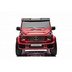 SUV Mercedes G63 4x4 με μπαταρίες μεταλλικό κόκκινο