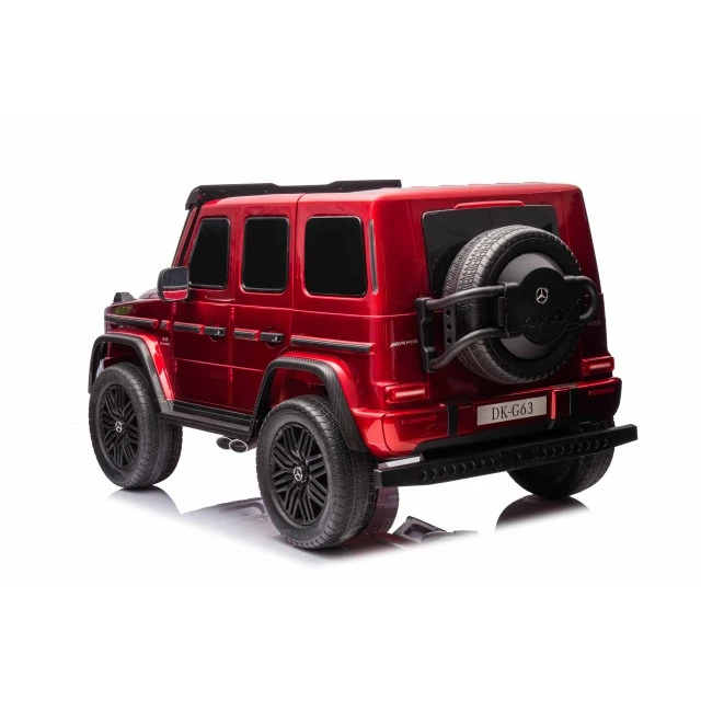 SUV Mercedes G63 4x4 με μπαταρίες μεταλλικό κόκκινο
