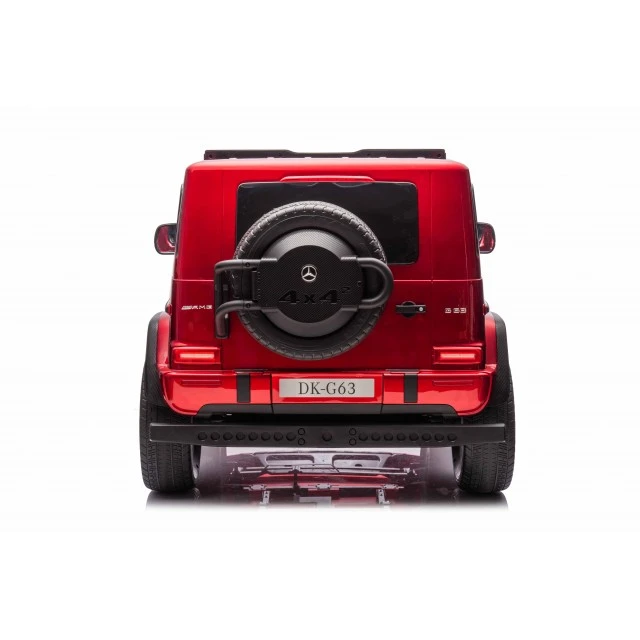 SUV Mercedes G63 4x4 με μπαταρίες μεταλλικό κόκκινο
