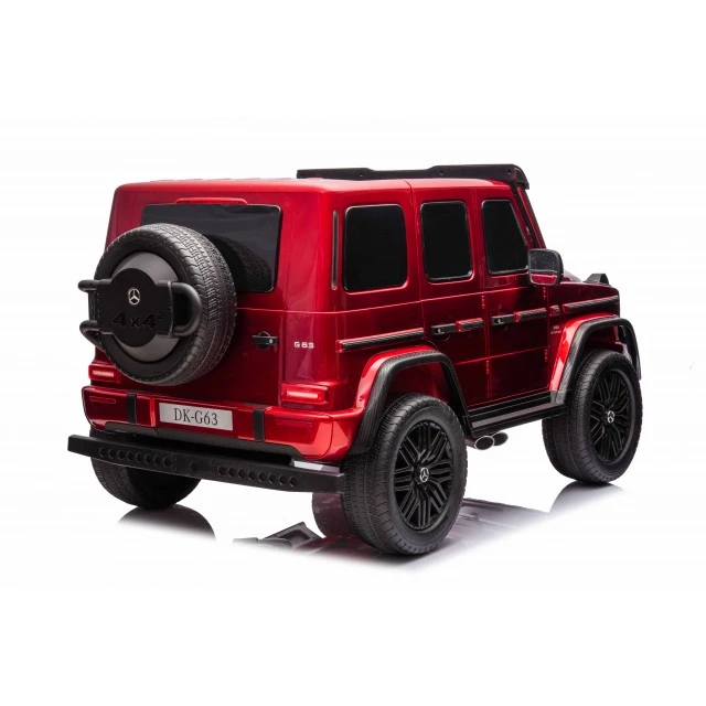 SUV Mercedes G63 4x4 με μπαταρίες μεταλλικό κόκκινο