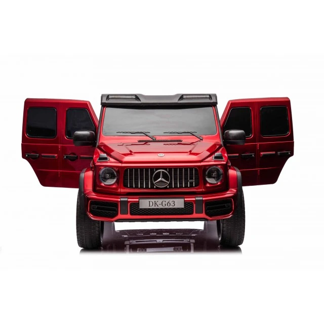 SUV Mercedes G63 4x4 με μπαταρίες μεταλλικό κόκκινο