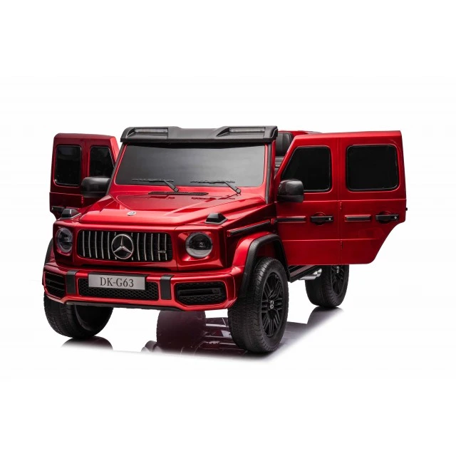 SUV Mercedes G63 4x4 με μπαταρίες μεταλλικό κόκκινο
