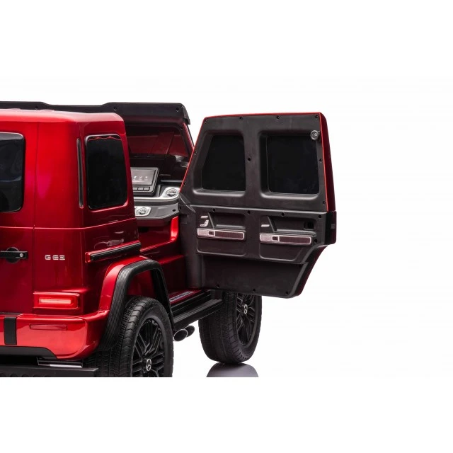 SUV Mercedes G63 4x4 με μπαταρίες μεταλλικό κόκκινο