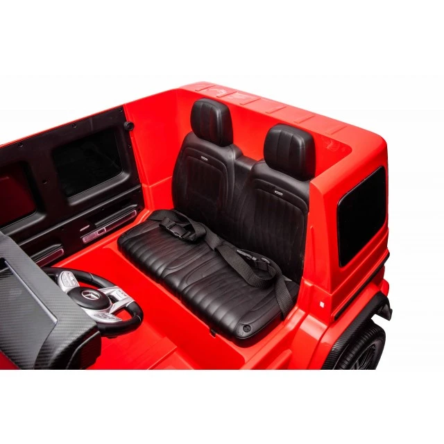 SUV Mercedes G63 4x4 με μπαταρίες μεταλλικό κόκκινο