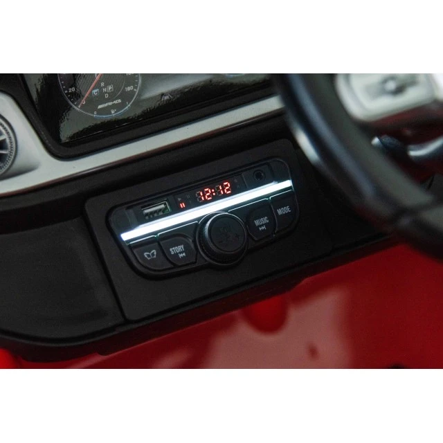 SUV Mercedes G63 4x4 με μπαταρίες μεταλλικό κόκκινο