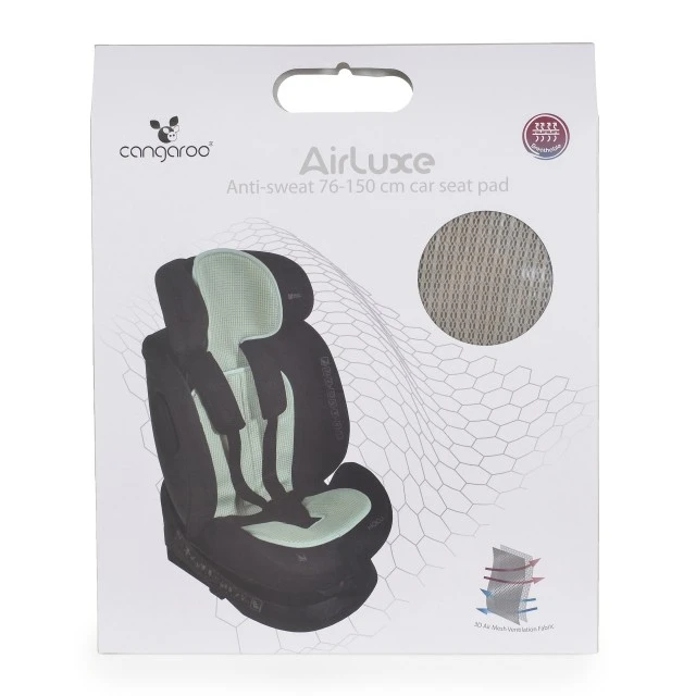 Μαξιλάρι καθίσματος αυτοκινήτου 76-150 cm AIRLUXE γκρι