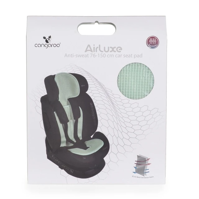 Μαξιλάρι καθίσματος αυτοκινήτου 76-150 cm AIRLUXE μέντα