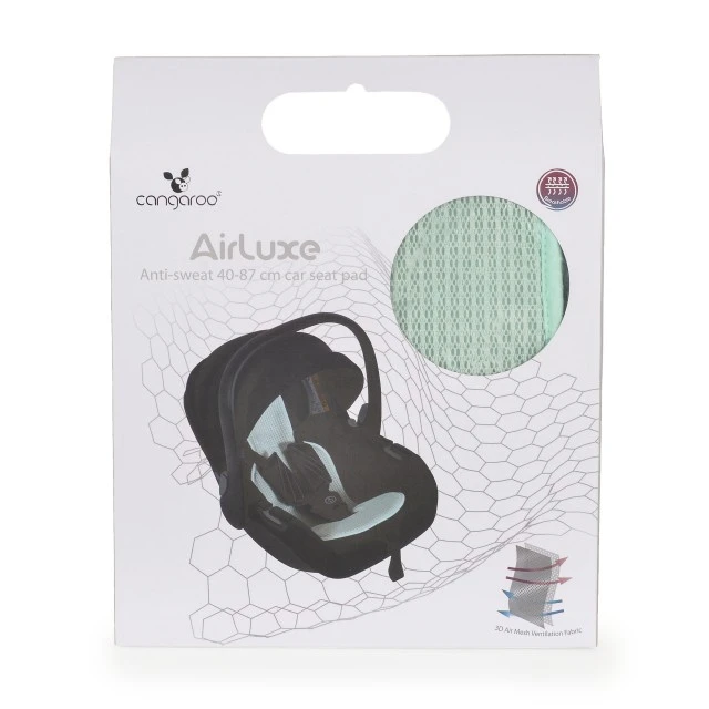 Μαξιλάρι καθίσματος αυτοκινήτου 40-87 cm AIRLUXE μέντα