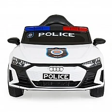 Αυτοκίνητο με μπαταρία Audi RS e-tron 717 λευκό αστυνομικό