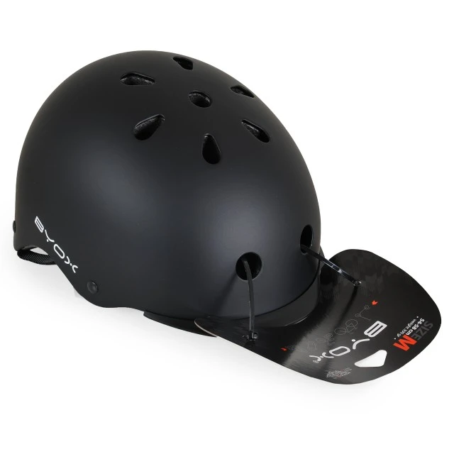 Κράνος Skate Y09 μαύρο + (54-58 cm)