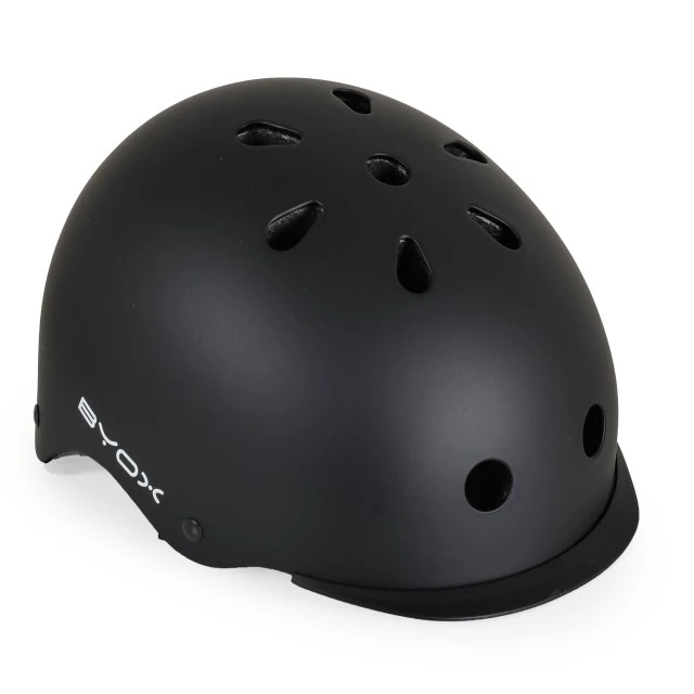 Κράνος Skate Y09 μαύρο + (54-58 cm)