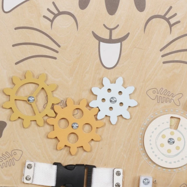 Ξύλινη σανίδα Montessori Γάτα