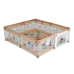 Παρκοκρέβατο GameZone 150*200 με αξεσουάρ μπεζ
