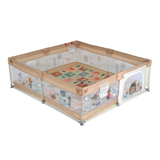 Παρκοκρέβατο GameZone 150*200 με αξεσουάρ μπεζ