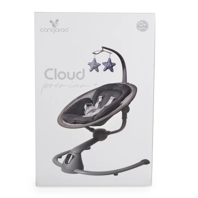 Ηλεκτρική κούνια Cloud Premium + σκούρο γκρι