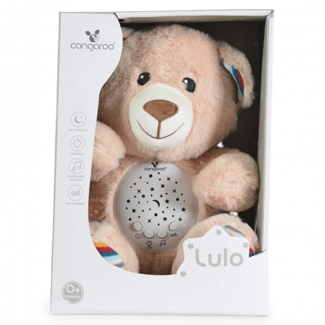 Νυχτερινό φως Lulo Bear και προβολέας λευκού θορύβου