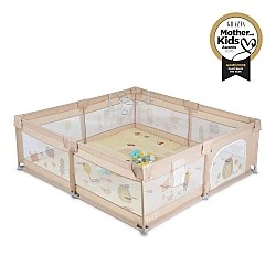 Παρκοκρέβατο GameZone 150*200 με αξεσουάρ μπεζ καινούριο