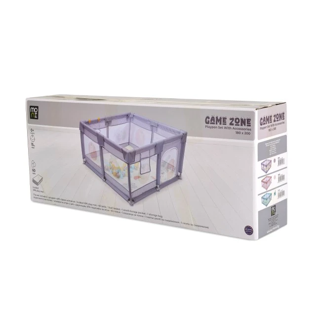 Παρκοκρέβατο GameZone 180*200 με αξεσουάρ μπεζ καινούριο