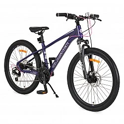 Ποδήλατο με γρανάζια αλουμινίου 24" Clasher Purple