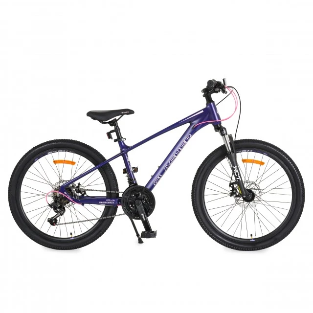 Ποδήλατο με γρανάζια αλουμινίου 24" Clasher Purple