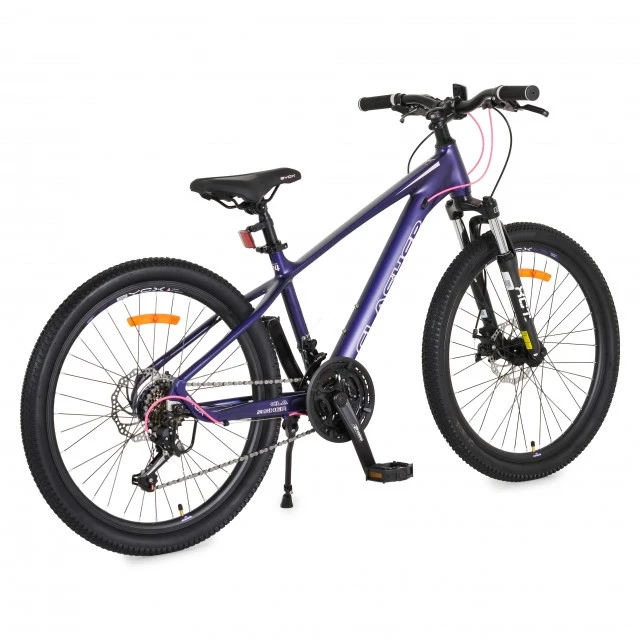 Ποδήλατο με γρανάζια αλουμινίου 24" Clasher Purple
