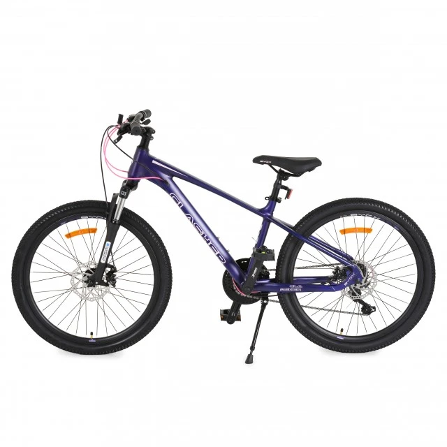 Ποδήλατο με γρανάζια αλουμινίου 24" Clasher Purple