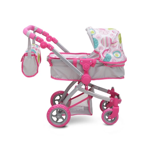 Καρότσι κούκλας Pink Rose 9651B