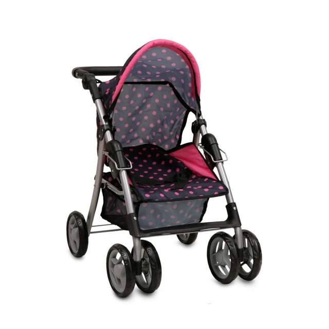 Καρότσι κούκλας Pinky dots 9352