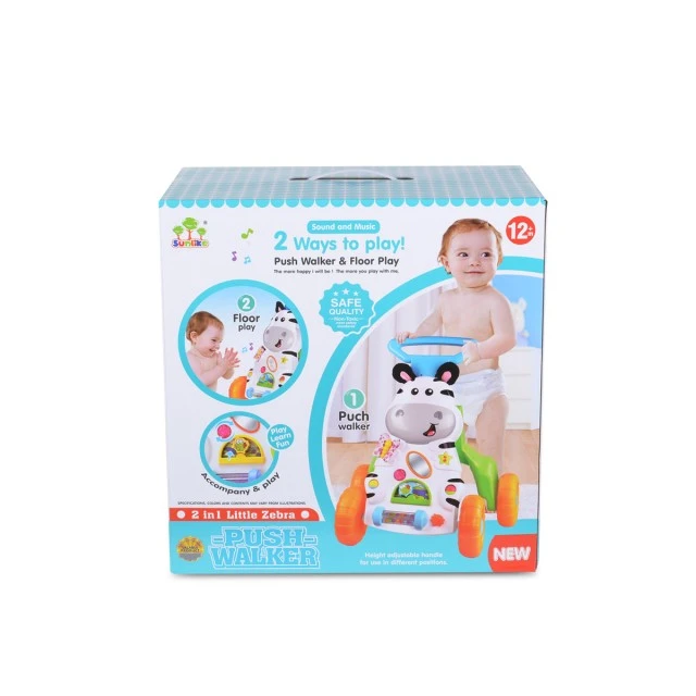 Παιχνίδι περπατήματος 2-σε-1 Little Zebra 83007