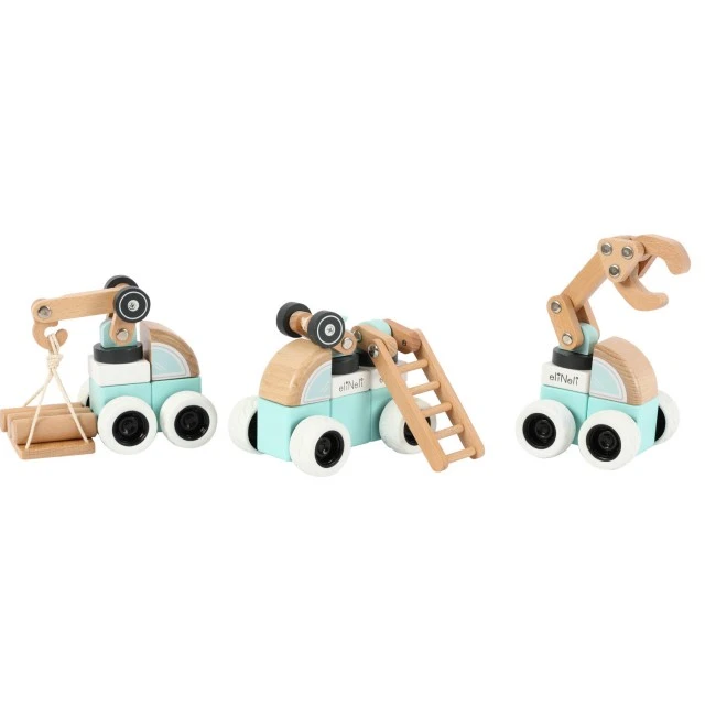 Σετ ξύλινης μηχανής με κινούμενα στοιχεία Ηλικία: 2+