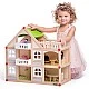 Ξύλινο κουκλόσπιτο με αξεσουάρ Ηλικία: 2+