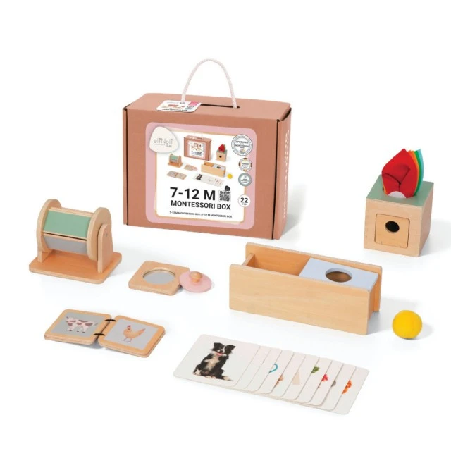 Εκπαιδευτικό κουτί Montessori για μωρά 7-12 μηνών Ηλικία: 6+
