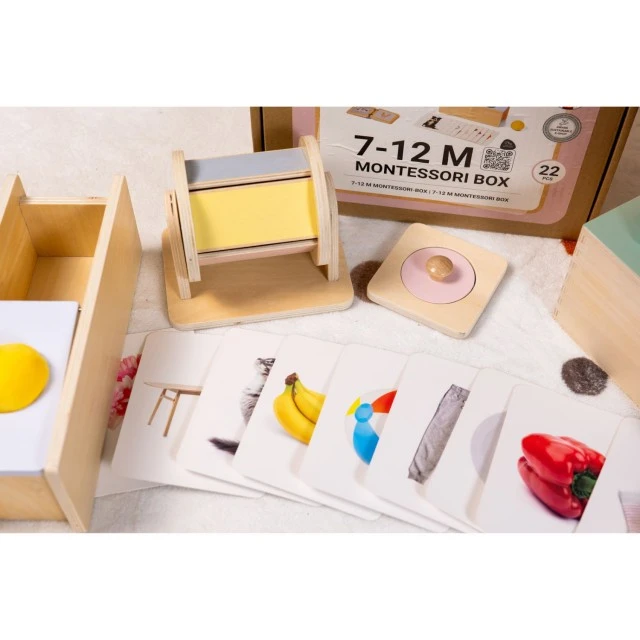 Εκπαιδευτικό κουτί Montessori για μωρά 7-12 μηνών Ηλικία: 6+
