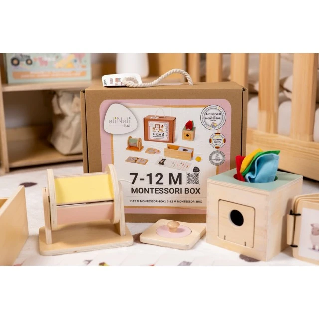 Εκπαιδευτικό κουτί Montessori για μωρά 7-12 μηνών Ηλικία: 6+