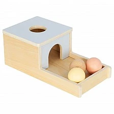 Ξύλινο κουτί με μπάλες Παστέλ Ηλικία: 6 μηνών+