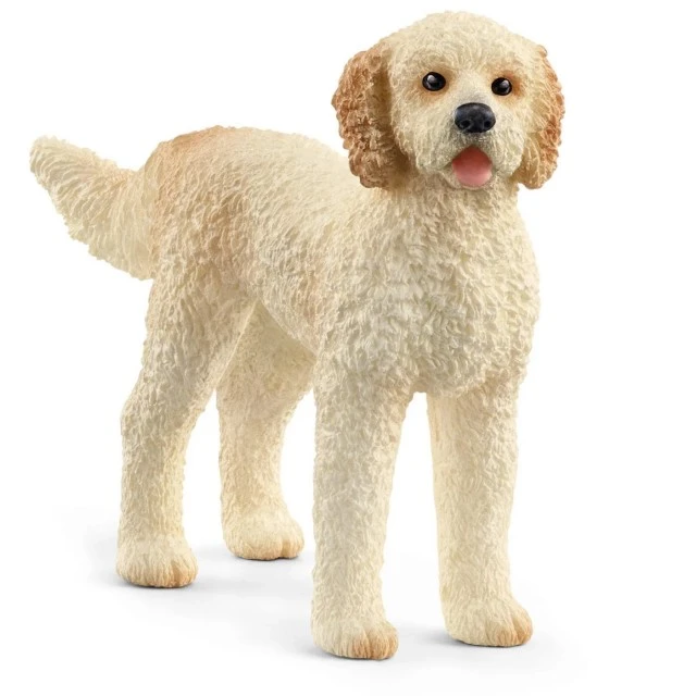 Χρυσό ειδώλιο σκύλου Doodle, Schleich Ηλικία: 3+ Μέγεθος: 6.4x3x5.5 εκ.
