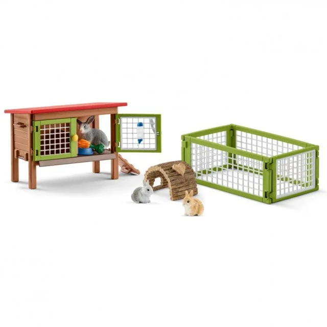 Σετ Σπιτιού Κουνελιού, Schleich Ηλικία: 3+ Μέγεθος: 24.3x19x8.2 εκ.